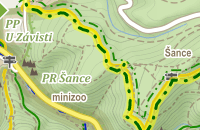 Keltská stezka přes hradiště Šance